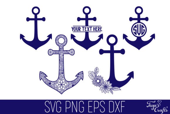 Anchor Cut Files Pack Review: Graphics for Crafts & Branding