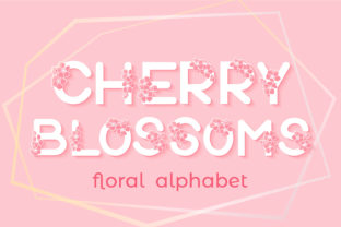 Cherry Blossoms Alphabet: A Graphics and Crafts Review for Publishers
