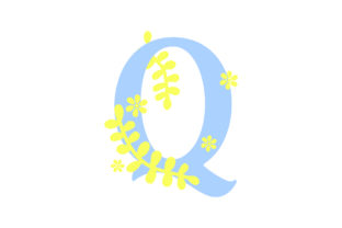 Floral Alphabet - Q: A Crafts and Wedding Design Review