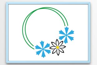 Flowers Wreath: A Designer's Review for Crafts and Graphics