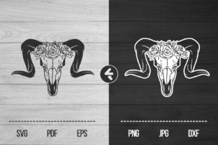 Lamb Skull Graphics for Crafts and Creative Sellers