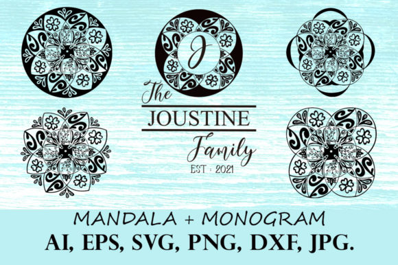 Mandala Monogram Bundles: A Designer's Review for Crafts and Graphics