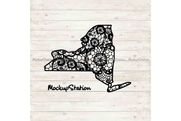 New York State Mandala SVG DXF EPS