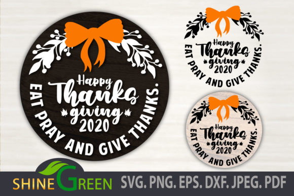 Thanksgiving SVG 2020 Monogram for Fall Graphics and Crafts