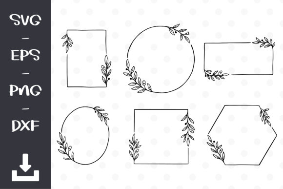 Wreath Clipart Leaves Clipart for Modern Graphics & Templates