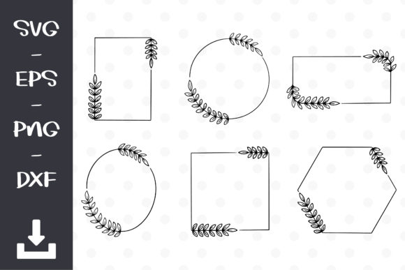 Wreath Leaves Clipart: Premium Graphics for Decorative Elements
